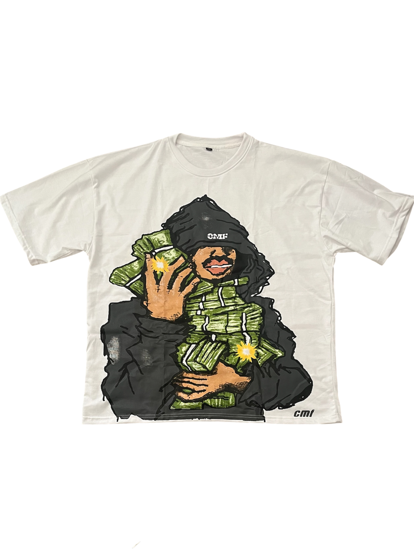 Chasing Money Forever White Tee