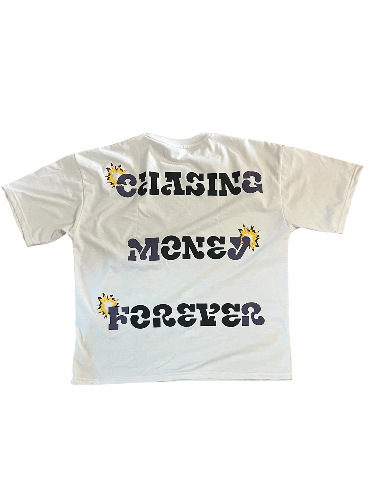 Chasing Money Forever White Tee